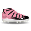 "Pink Glow" Jordan 11 Retro MCS Cleats by Stadium Custom Kicks
