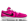 "Pink INFLATE" Jordan 1 Retro Cleats by Stadium Custom Kicks