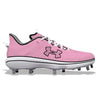 "Pink Pastel" Under Armour Yard MT Cleats by Stadium Custom Kicks