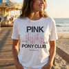 Pink Pony Club Graphic Tee - Retro Carousel Cotton Unisex | Everyday Customs Co by Everyday Customs Co.
