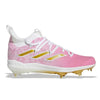 "Pink Ribbon 2.0" Adidas Adizero Afterburner NWV Cleats- Size 9.5 Men's by Stadium Custom Kicks