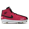 "Pink Solider 011" Jordan 1 Retro Cleats by Stadium Custom Kicks