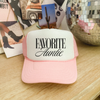 Favorite Auntie Trucker Hat – Trendy Gift for Aunts by Hey Jude Graphic Tees
