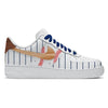 "Pinstripes" Nike Air Force 1 Low Shoes by Stadium Custom Kicks