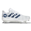 "Pitching Ninja Pinstripes" Adidas Afterburner 7 Cleats - Size 13 Men's by Stadium Custom Kicks