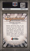 Graded 2023 Topps WBC Shohei Ohtani #CC12 Captains of the WBC Baseball Card PSA 10 Gem Mint