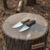 Compact Outdoor Knife – Stainless Steel Blade | Ram Horn or Wengi Wood Handle | JW SteelCrafts by JW SteelCrafts