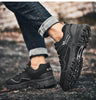 Popular Outdoor Casual Shoes Hiking Men High Quality Sneakers Mountain Climbing Work Footwear Hiking Shoes Low Cut Boots Leather Walking Shoes For Outdoor Training Casual Work by Stevvex