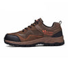 Popular Outdoor Casual Shoes Hiking Men High Quality Sneakers Mountain Climbing Work Footwear Hiking Shoes Low Cut Boots Leather Walking Shoes For Outdoor Training Casual Work