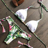 Popular Women's Beachwear Bikini Set Swimwear Push-Up Padded Swimsuit Floral Bikini Set Low Rise Ruffled Two Pieces Swimsuit Push Up Bathing Suit Swimwear by Stevvex