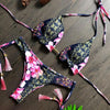 Popular Women's Beachwear Bikini Set Swimwear Push-Up Padded Swimsuit Floral Bikini Set Low Rise Ruffled Two Pieces Swimsuit Push Up Bathing Suit Swimwear by Stevvex