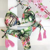 Popular Women's Beachwear Bikini Set Swimwear Push-Up Padded Swimsuit Floral Bikini Set Low Rise Ruffled Two Pieces Swimsuit Push Up Bathing Suit Swimwear by Stevvex