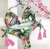 Popular Women's Beachwear Bikini Set Swimwear Push-Up Padded Swimsuit Floral Bikini Set Low Rise Ruffled Two Pieces Swimsuit Push Up Bathing Suit Swimwear by Stevvex