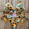 Popular Women's Beachwear Bikini Set Swimwear Push-Up Padded Swimsuit Floral Bikini Set Low Rise Ruffled Two Pieces Swimsuit Push Up Bathing Suit Swimwear by Stevvex