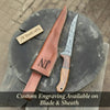 Traditional Scandinavian Fillet Knife Precision Fishing Blade with Leather Sheath by JW SteelCrafts