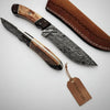 Handmade Bush-craft Knife Damascus Steel by JW SteelCrafts