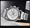 2021 New Business Men Watch Full Steel Quartz Luxury Casual Waterproof Leather Sports Male Wristwatch by Stevvex