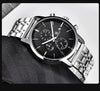 2021 New Business Men Watch Full Steel Quartz Luxury Casual Waterproof Leather Sports Male Wristwatch by Stevvex