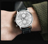 2021 New Business Men Watch Full Steel Quartz Luxury Casual Waterproof Leather Sports Male Wristwatch by Stevvex