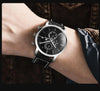 2021 New Business Men Watch Full Steel Quartz Luxury Casual Waterproof Leather Sports Male Wristwatch by Stevvex
