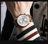 2021 New Business Men Watch Full Steel Quartz Luxury Casual Waterproof Leather Sports Male Wristwatch by Stevvex