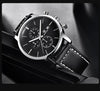 2021 New Business Men Watch Full Steel Quartz Luxury Casual Waterproof Leather Sports Male Wristwatch by Stevvex