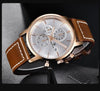2021 New Business Men Watch Full Steel Quartz Luxury Casual Waterproof Leather Sports Male Wristwatch by Stevvex