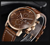 2021 New Business Men Watch Full Steel Quartz Luxury Casual Waterproof Leather Sports Male Wristwatch by Stevvex
