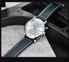 2021 New Business Men Watch Full Steel Quartz Luxury Casual Waterproof Leather Sports Male Wristwatch by Stevvex
