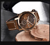 2021 New Business Men Watch Full Steel Quartz Luxury Casual Waterproof Leather Sports Male Wristwatch by Stevvex
