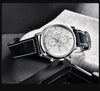 2021 New Business Men Watch Full Steel Quartz Luxury Casual Waterproof Leather Sports Male Wristwatch by Stevvex
