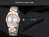 Luxury Gold Rose Women Watches Elegant Modern Waterproof Analog Wristwatch Stylish Design For Womens by Stevvex