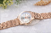 Luxury Gold Rose Women Watches Elegant Modern Waterproof Analog Wristwatch Stylish Design For Womens by Stevvex