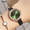 Luxury Green Fashion Womens Watch Classic Quartz Round Wrist Watch Business Style For Women by Stevvex