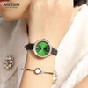 Luxury Green Fashion Womens Watch Classic Quartz Round Wrist Watch Business Style For Women by Stevvex