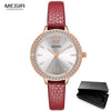 Luxury Green Fashion Womens Watch Classic Quartz Round Wrist Watch Business Style For Women by Stevvex