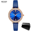 Luxury Green Fashion Womens Watch Classic Quartz Round Wrist Watch Business Style For Women by Stevvex