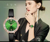 Luxury Green Fashion Womens Watch Classic Quartz Round Wrist Watch Business Style For Women by Stevvex