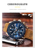 2021 Blue Men Watch Luxury Design Watches Silicone Band Male Wrist Watches Men's Chronograph Round Watch by Stevvex