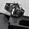 Business Watch Men Fashion Waterproof Military Chronograph Sport Quartz Wristwatch Leather Bracelet by Stevvex
