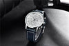 Business Watch Men Fashion Waterproof Military Chronograph Sport Quartz Wristwatch Leather Bracelet by Stevvex