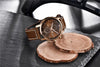 Business Watch Men Fashion Waterproof Military Chronograph Sport Quartz Wristwatch Leather Bracelet by Stevvex