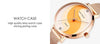 Ultra Thin Rose Gold Women Watches Fashion Analog Quartz Waterproof Wristwatches Elegant Round Design For Women by Stevvex