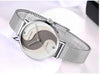 Ultra Thin Rose Gold Women Watches Fashion Analog Quartz Waterproof Wristwatches Elegant Round Design For Women by Stevvex