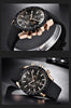 Luxury Men Stainless Steel Quartz Watch Accurate Timing Waterproof Analog Chronograph Men's Quartz Watches by Stevvex