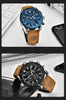 Luxury Men Stainless Steel Quartz Watch Accurate Timing Waterproof Analog Chronograph Men's Quartz Watches by Stevvex