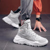 Men Winter Autumn Warm Modern High Tops Shoes Rubber Sole Running Sport Shoes High Quality Mesh Walking Jogging Non Slip Athletic Mens Sneakers by Stevvex