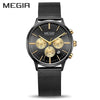 Multifunctional Black Luxury Women Watch Fashion Quartz Business Style Stainless Steel Strap Wrist Watch by Stevvex