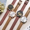 Multifunctional Black Luxury Women Watch Fashion Quartz Business Style Stainless Steel Strap Wrist Watch by Stevvex
