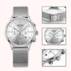 Multifunctional Black Luxury Women Watch Fashion Quartz Business Style Stainless Steel Strap Wrist Watch by Stevvex
